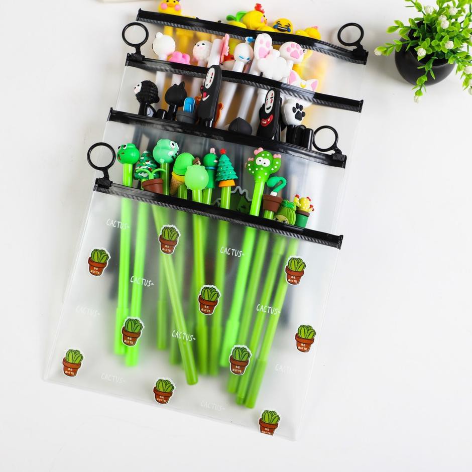 

HARGA GROSIR FYGALERYJAKARTA - HL0078 Pena Set Karakter Cartoon isi 20Pcs Plus Pouch Transparant Pul