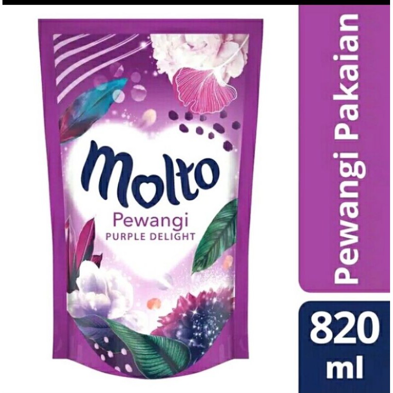 Molto pewangi purple deligh 820 ml