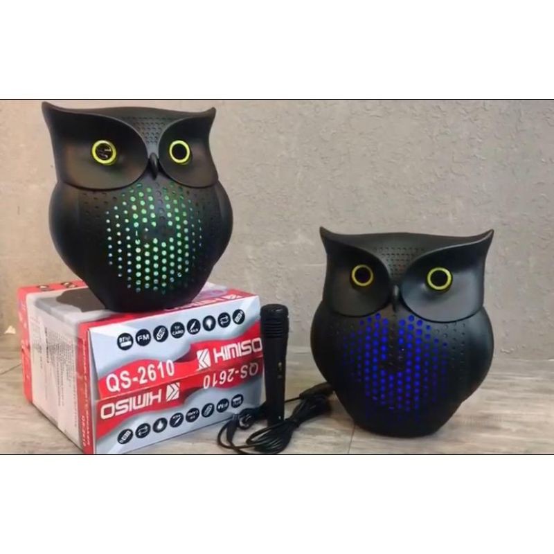 Speaker Bluetooth Kimiso QS-2610 Speaker Karaoke Led Kimiso Free Mic