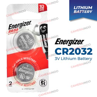 Battery ENERGIZER CR2032 lithium 3V button cell
