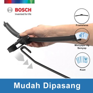 Jual Bosch Sepasang Wiper Mobil Honda Mobilio Frameless Clear Advantage