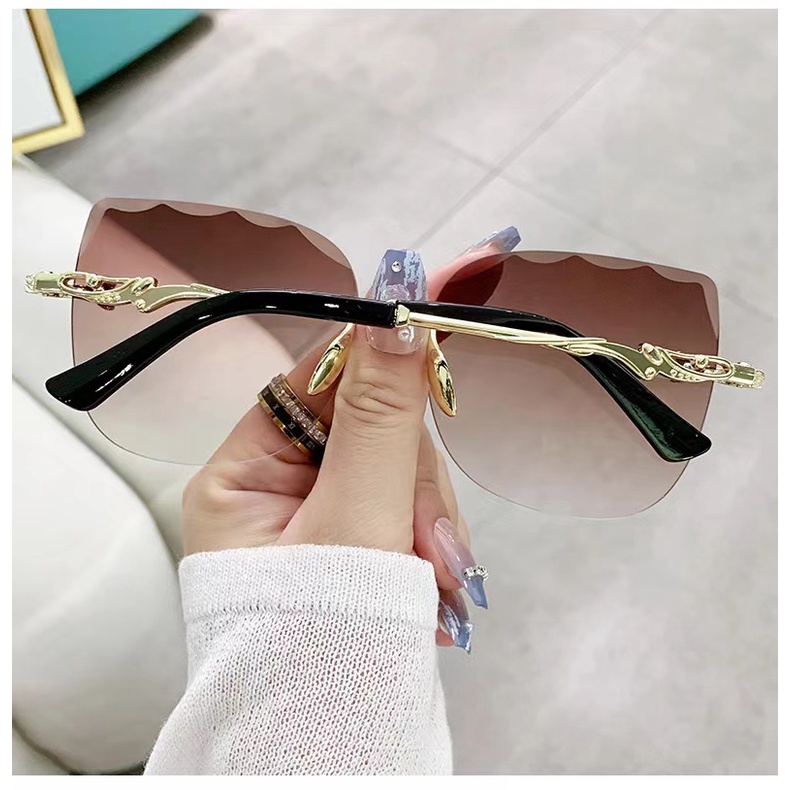 Rowling(ka-265)Sunglasses  Kacamata Hitam Kotak No frame Women Sunglasses Titanium New Arrival Import Kacamata Fashion