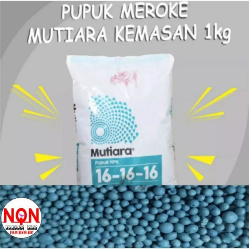 pupuk buah mutiara 161616kemasan repack dari 50gk ke 1kg pemberian bisa kocor dan tabur