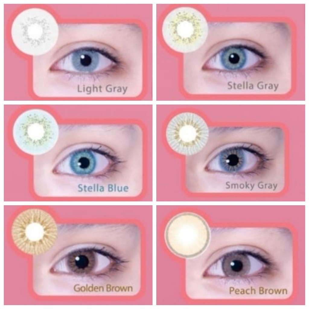 Softlens My Eyes DIA 14.50mm NORMAL &amp; MINUS (-0.50 S/D -3.00) GREY BROWN GRAY / Soflense CTK My Eyes/Lensa  Kontak/BS