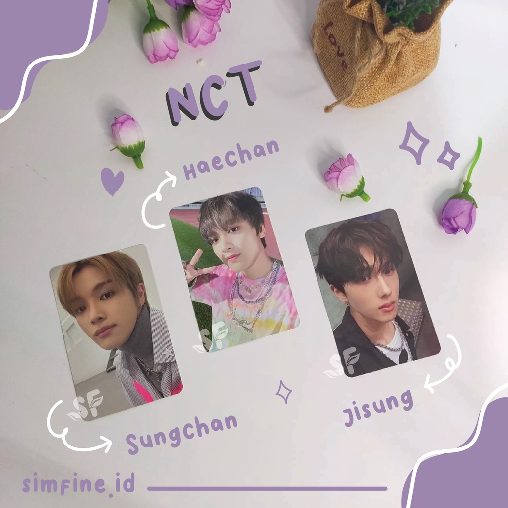 Photocard / PC NCT Official Haechan Sungchan Jisung / Hello Future SMCU SMTOWN Luggage Dreaming