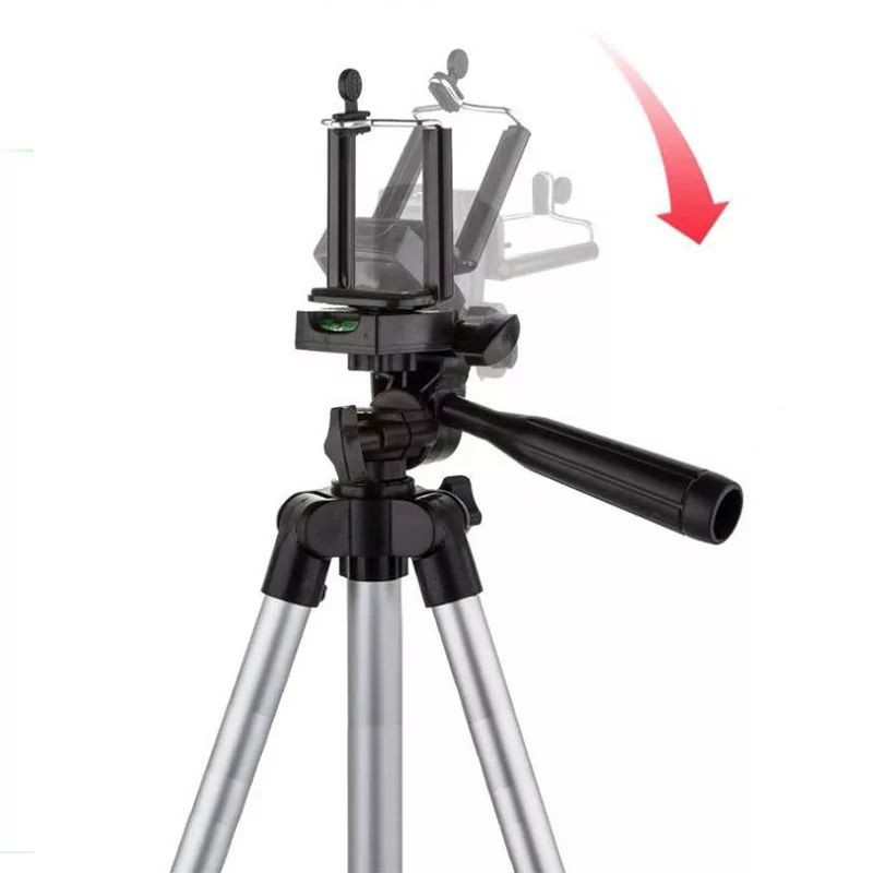 Weifeng Tripod Hp 3110/3120 Full Black 1 Meter Free Holder U +Tas - Stand Handphone Portable-2