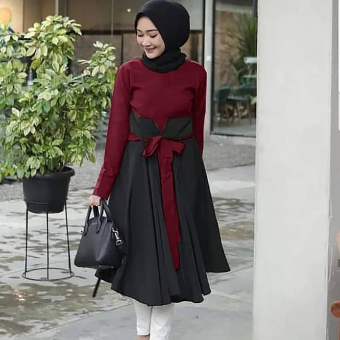 Sale Baju Atasan Tunik Wanita Muslim Terbaru Julie Tunik Murah