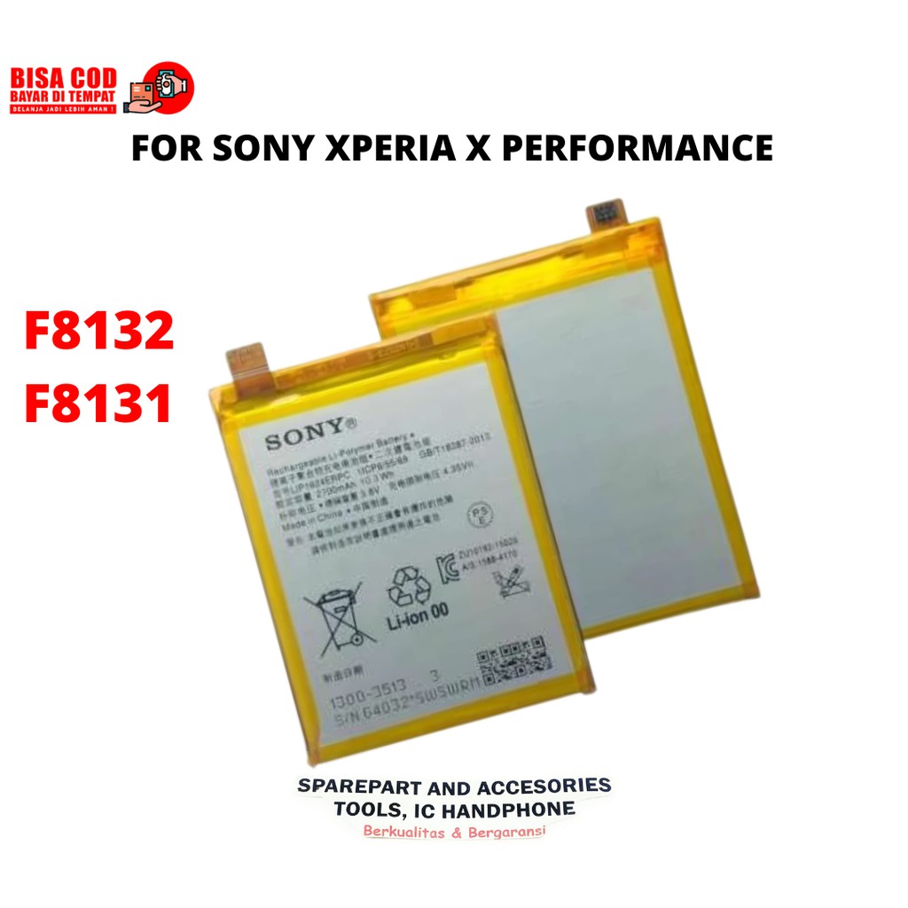BATERAI / BATRE SONY X PERFORMANCE F8132 F8131 LIP1624ERPC ORIGINAL