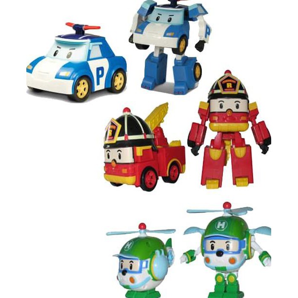 New Robocar Poli 3 Karakter - Mainan Robocar Poli