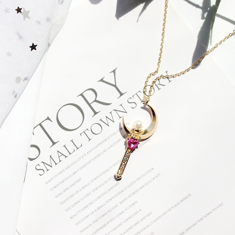 Anime dengan Liontin Mutiara Sailor Moon Wanita Kalung/Aksesoris Perhiasan