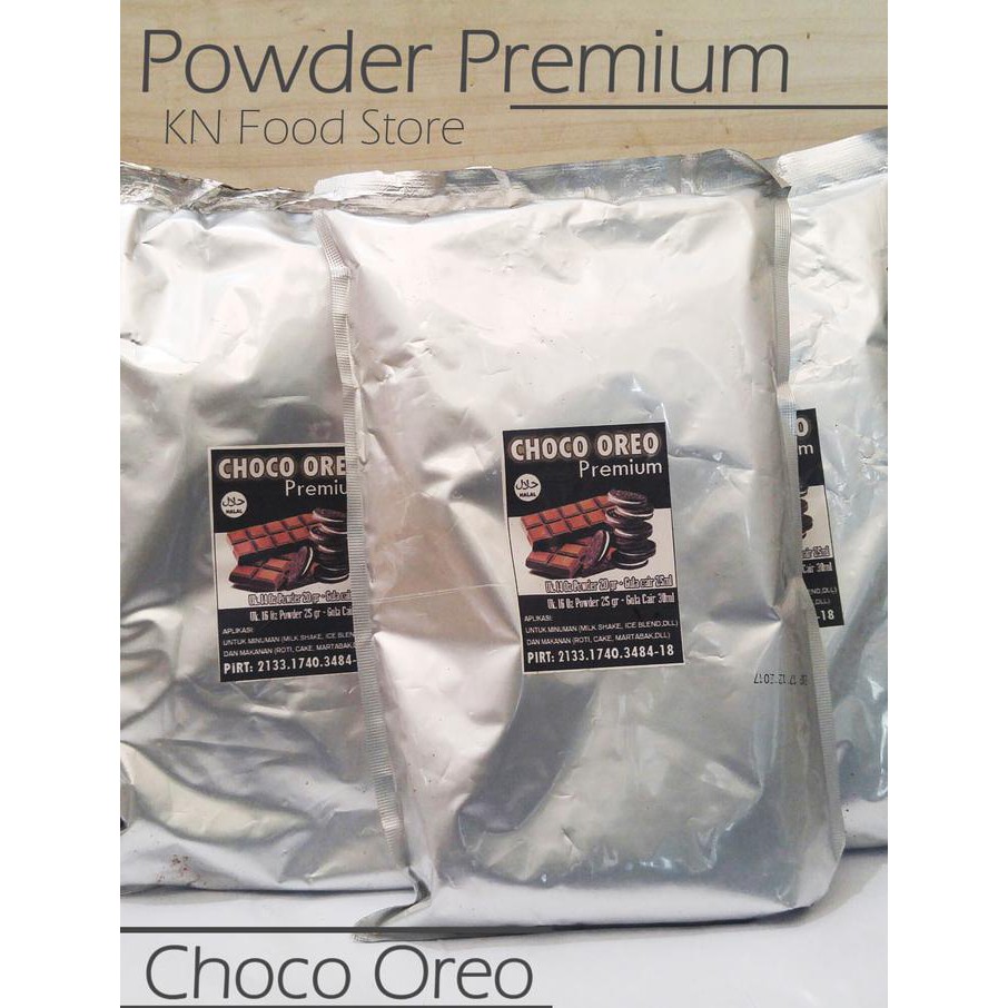 

PROMO ENAK Powder Choco Oreo Premium - Premium Powder Choco Oreo-1 kg -Choco Oreo Terlaris