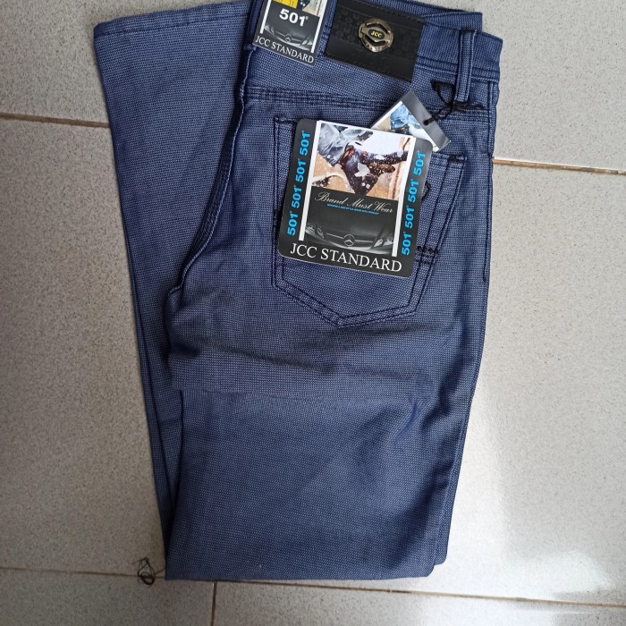 Celana Jeans Cowok Kekinian Premium Distro Pria Levis F5J8 Slimfit Skinny Gaul Standar JCC Cuci guda