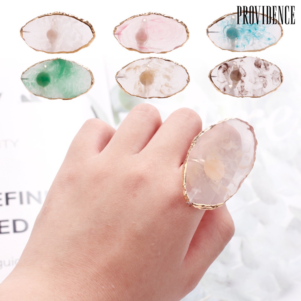 Cincin Palet Display Campuran Warna Kuku Bahan Resin Multifungsi Dapat Disesuaikan Tahan Lama Dapat Digunakan Kembali Untuk Salon