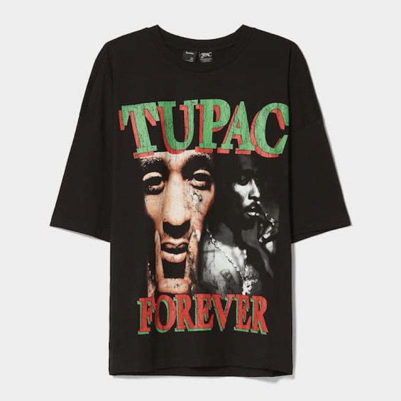 Bershka Tupac Forever Black