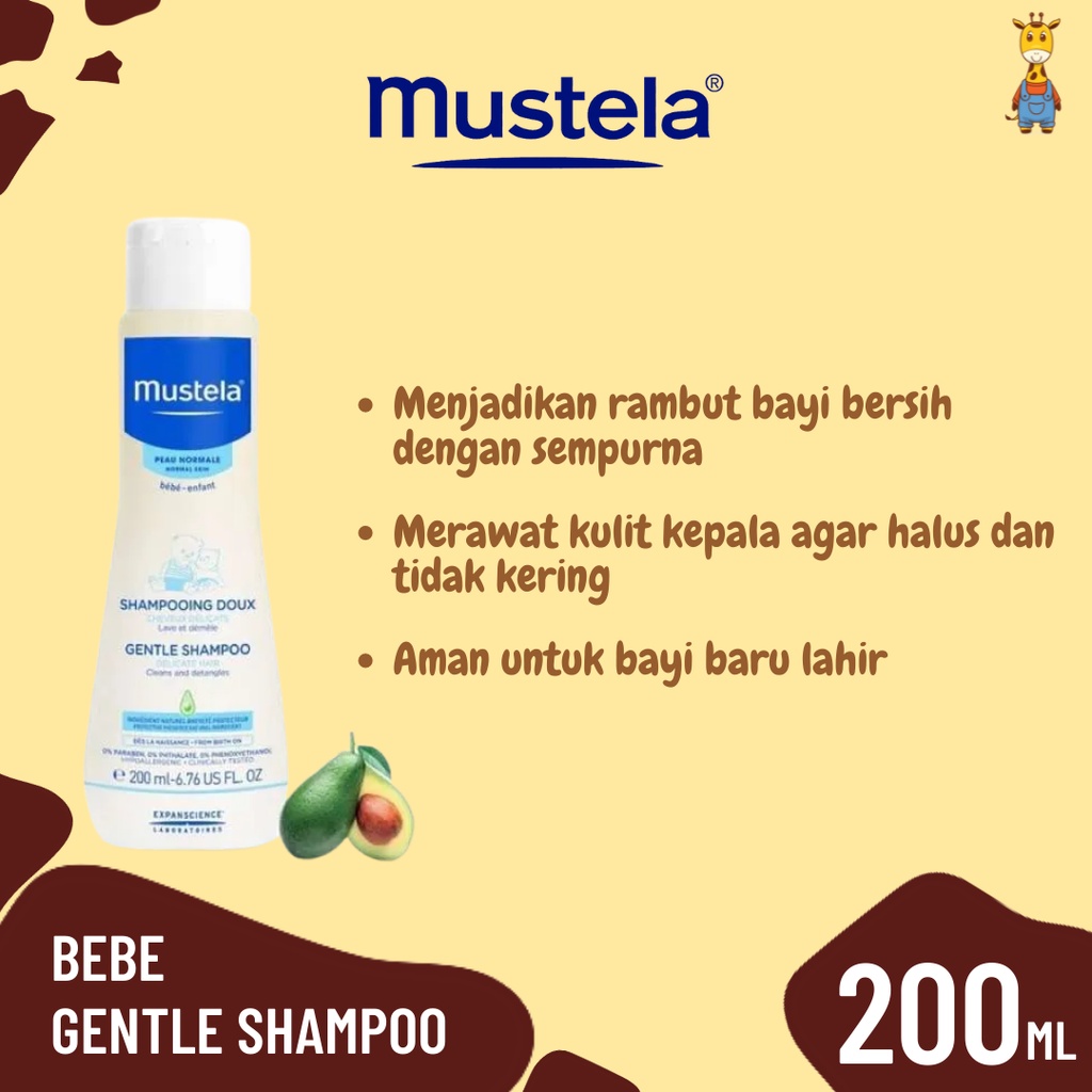 Mustela Bebe Gentle Shampoo 200 ml