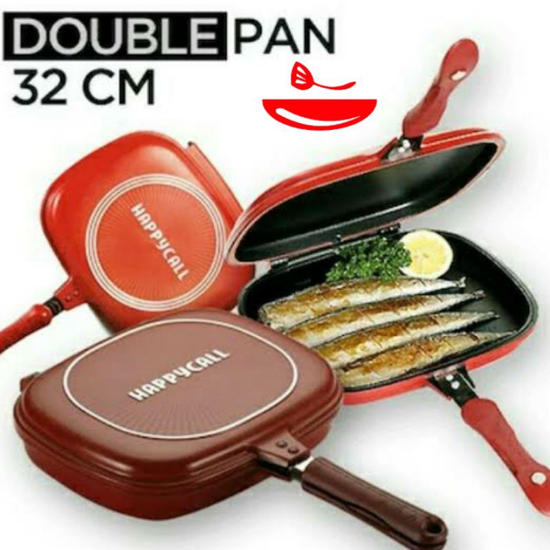 Happy Call 32cm Jumbo-Double Pan Korea GROSIR UNIK2