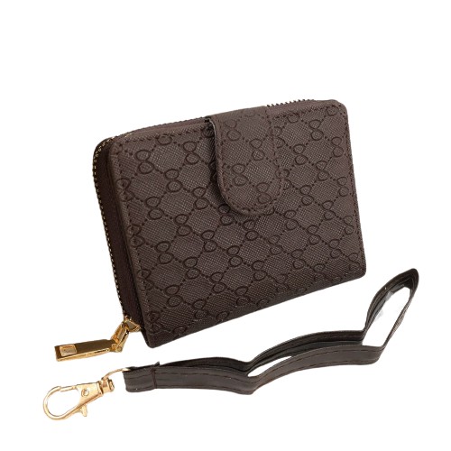 Dompet GUCCI koin Dompet Kecil wanita kartu Lipat Tumpuk COIN EMBOS