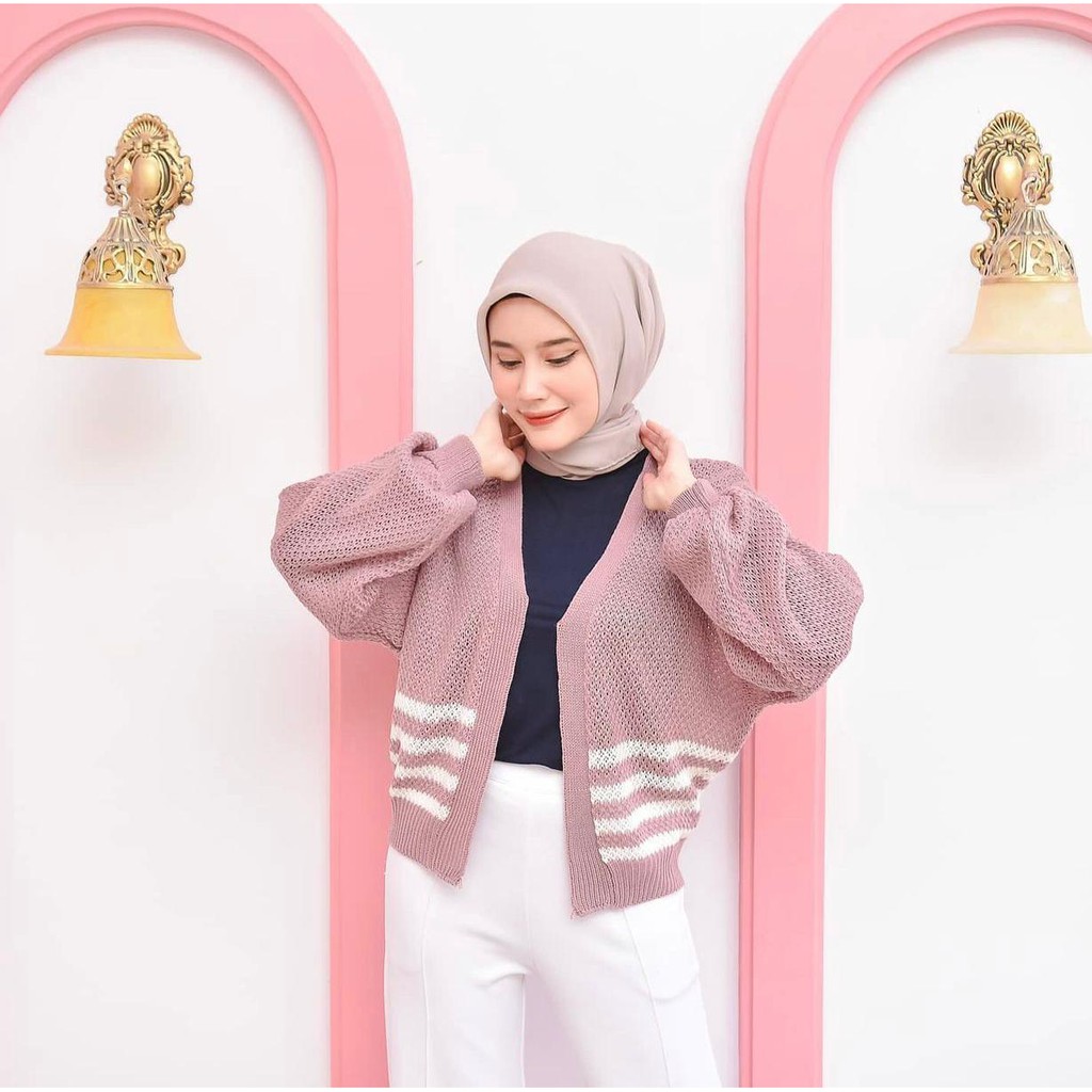 KALILA - YURIE Cardy Cardigan Rajut Wanita Dewasa | Kardigan Rajut Wanita