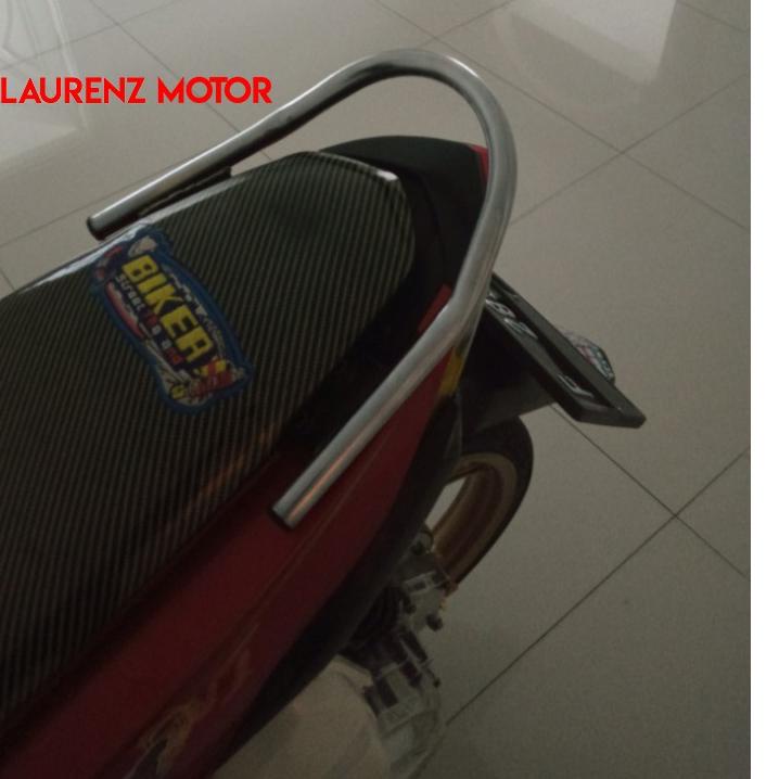 Behel Belakang BEAT Karbu / Street / Pop / Fi / ESP - CHROME BERKUALITAS Aksesoris Motor beat