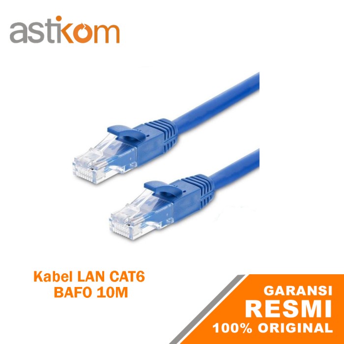 Kabel LAN BAFO CAT6 10M Kabel Ethernet 10 Meter CAT 6 Kabel Internet