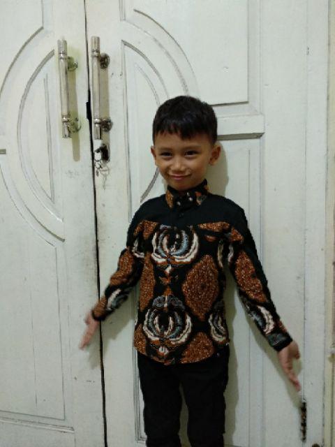 Kemeja Batik/baju Batik Anak Laki-laki/hem Anak/batik Anak/baju Kemeja/trend Ramadhan