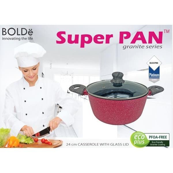 SUPER PAN CASSEROLE 24 BLACK PINK