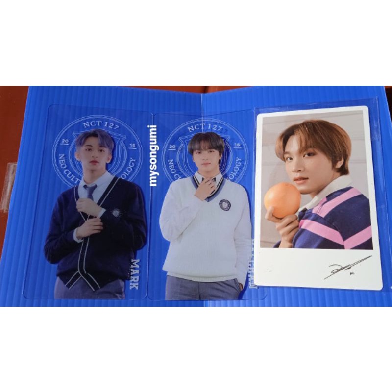 clear book mark b2s haechan mark markhyuck pola natrep haechan