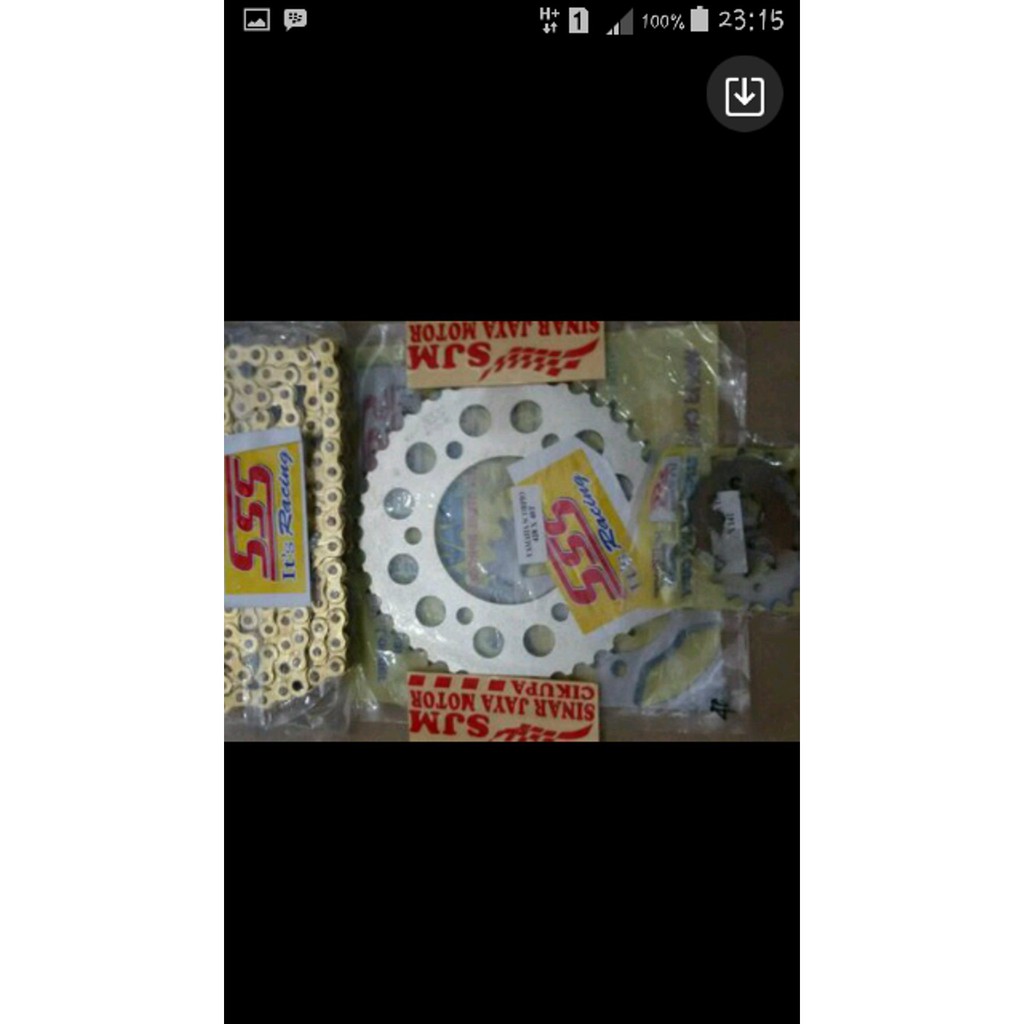 gear set sss 428  R15 RANTAI SSS MAS Terlaris
