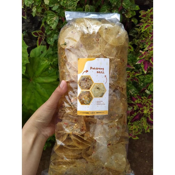 

Paksren Inul Kripik Kaca Murah Original Pedas Extra Pedas Daun Jeruk 500gram