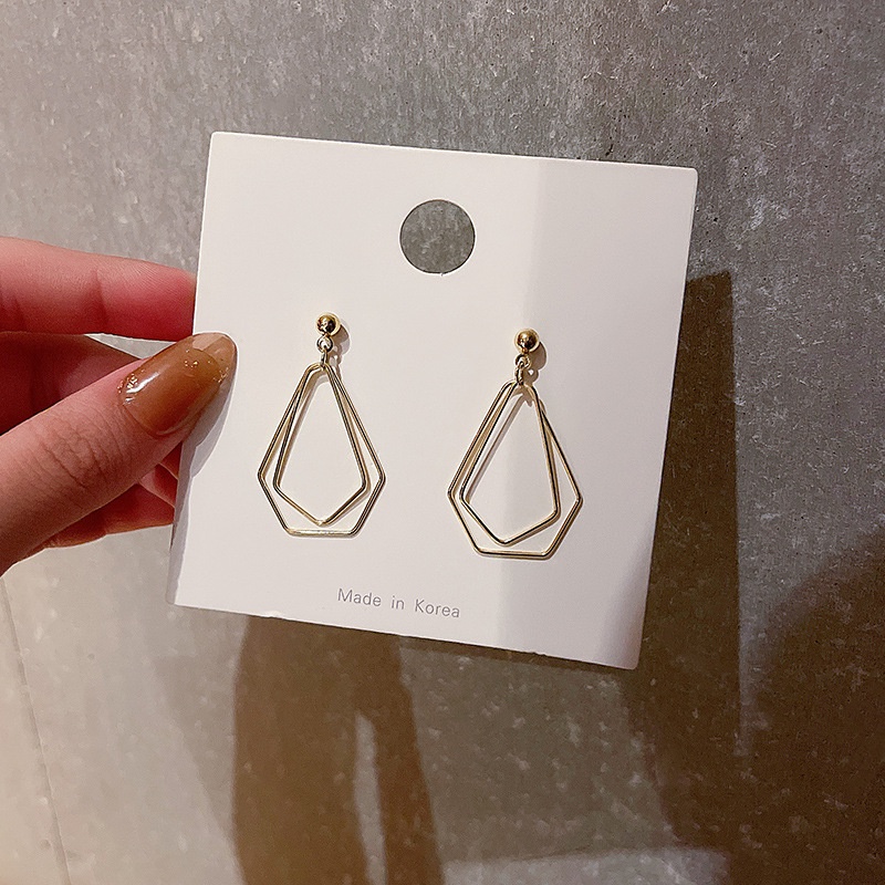 Anting AT84   Kualitas Premium S925 Made in Korea Fashion Fashion Wanita Anting Lucu Unik Keren /Deluna / BB