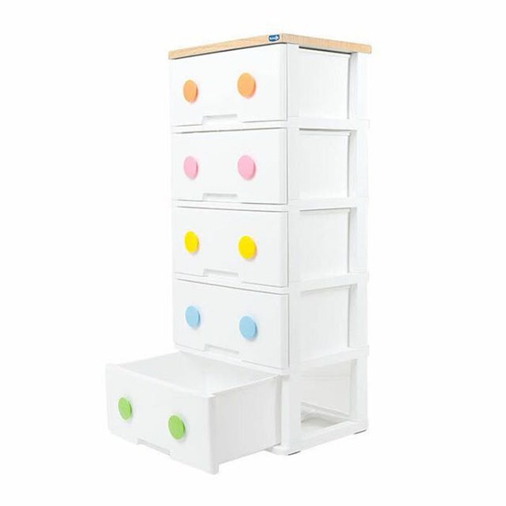 Lemari plastik rovega 5 susun laci