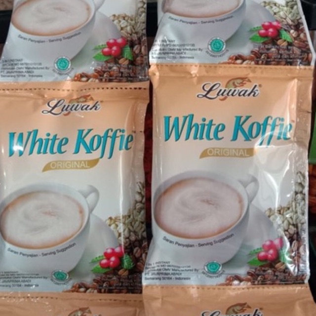 

Luwak white coffee isi 10pcs