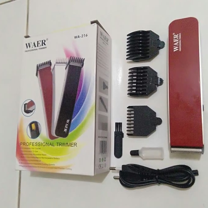 Alat Cukur Rambut Kumis Dll Waer Wa - 216 Hair And Beard Trimmer