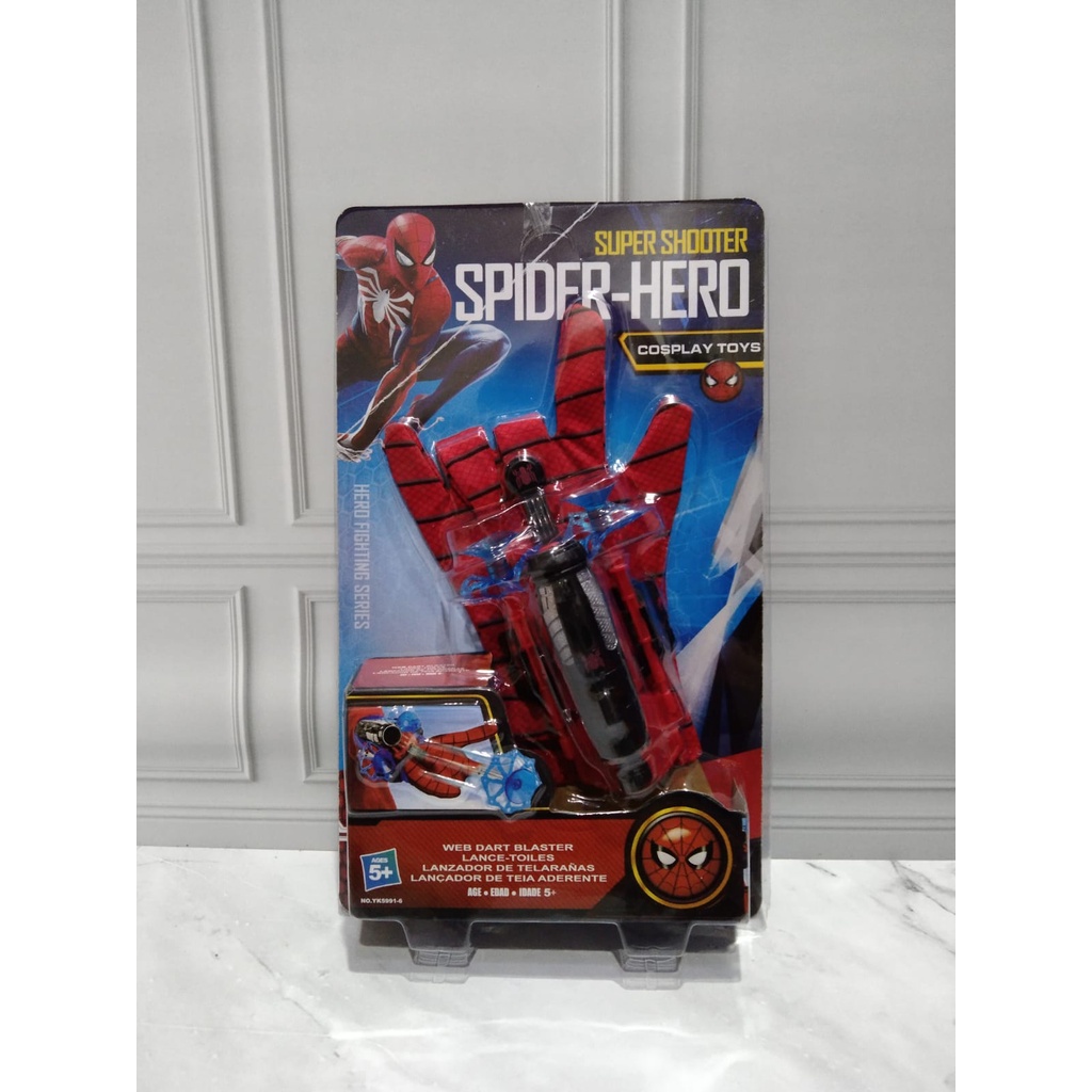 Mainan Anak Sarung Tangan Spiderman Tembak Spiderman