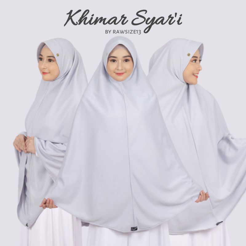 JILBAB INSTAN REMPEL JUMBO / HIJAB INSTAN REMPEL / KHIMAR SYAR'I INSTAN KHUSUS WARNA PUTIH DAN HITAM