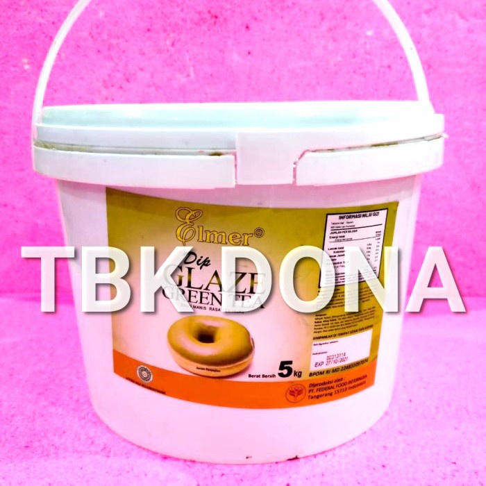 

ELMER DIP GLAZE GREEN TEA PAIL 5 KG MURAH / GLAZE GREEN TEA 5 KG MURAH