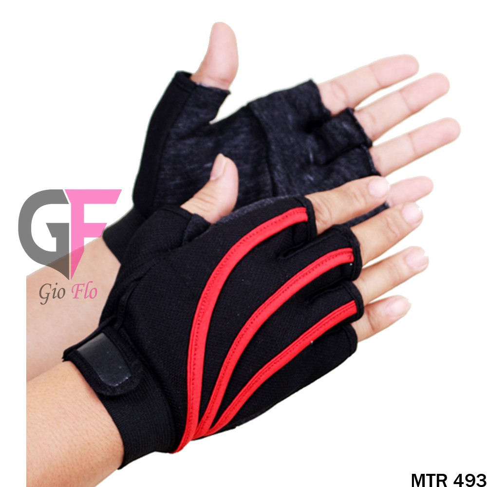 GIOFLO Sarung Tangan Lis Pendek Red / MTR 493