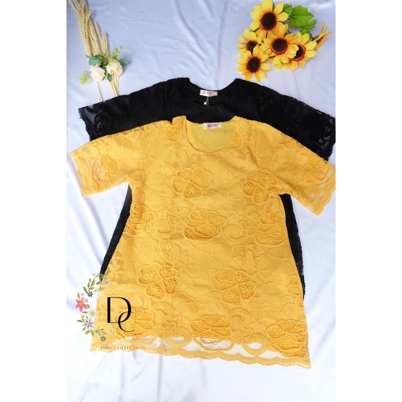 BLOUSE BROKAT VANIA TERBARU KEKINIAN HITS BAJU WANITA DEWASA BAJU REMAJA TERMURAH