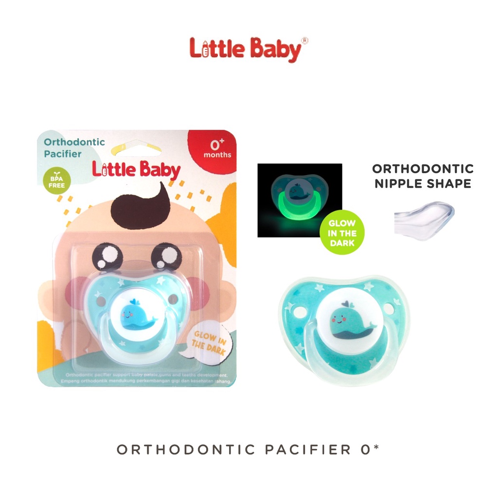 Little Baby Pacifier Glow In The Dark Empeng Bayi 0m+