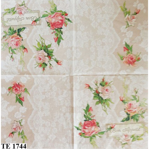 TISU DECOUPAGE EROPAH 33X33 CM TE 1744 TTS