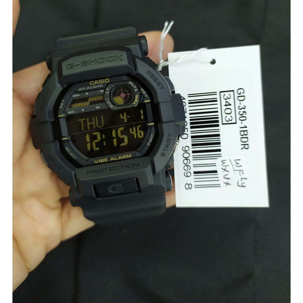 Jam tangan CASIO G-SHOCK GD-350-1BDR original