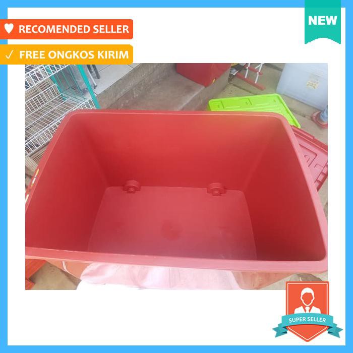 kotak karton - box kontainer / container plastik 60 liter serbaguna - tempat penyimpanan
