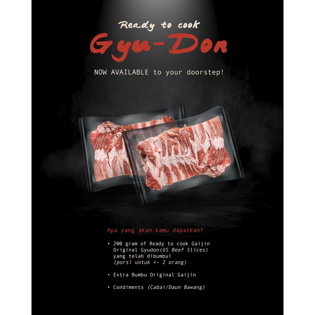 

Ready to Cook GAIJIN Original Gyudon