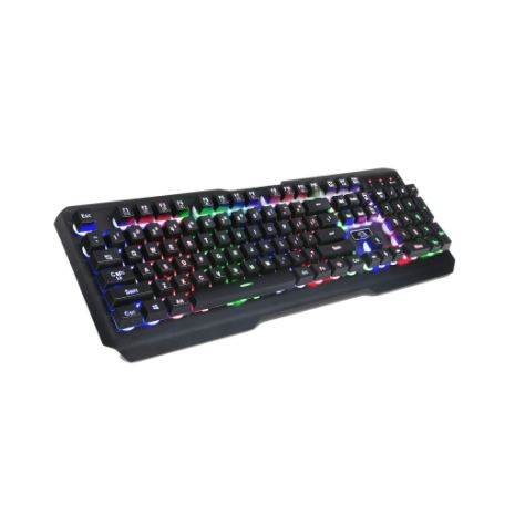 Keyboard gaming redragon membrane wired usb 2.0 gold multimedia 104 key backlight metal centaur k-506 k506