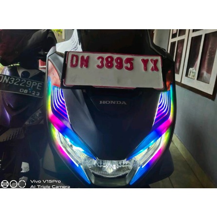 ✅Stiker Lampu Pcx 160 / Stiker Lampu Pcx New / Stiker Alis Pcx Rgb / Stiker Lampu Pcx Keren / stiker