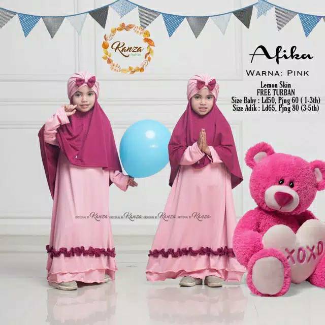 [Siap kirim] Afika set kids Ori by khanza kanza