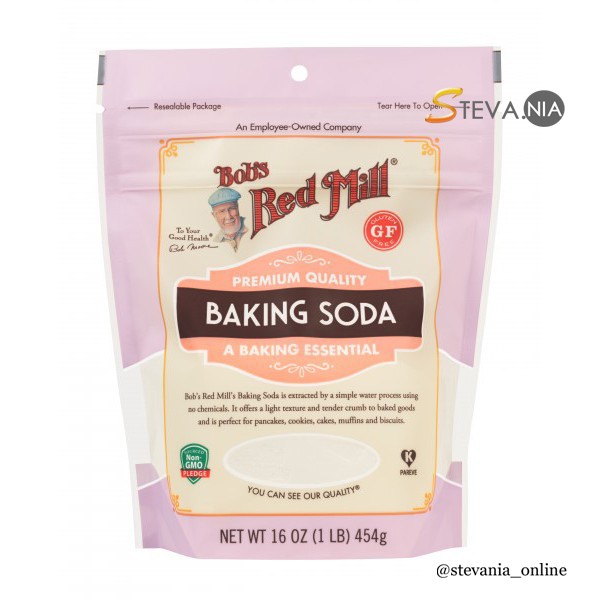 

Bob's Red Mill Organic Pure Baking Soda 454GR