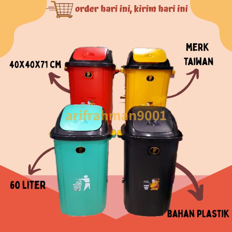 NEW!! TEMPAT SAMPAH SEMAR 20-30-40-50-60 LITER TEMPAT SAMPAH MURAH