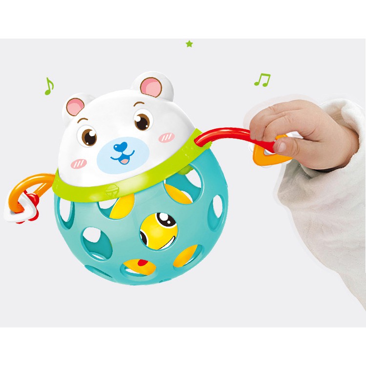 Mainan Bola Krincing Gigitan Anak Bayi ( Baby Rattle Teether Krincingan Ball )