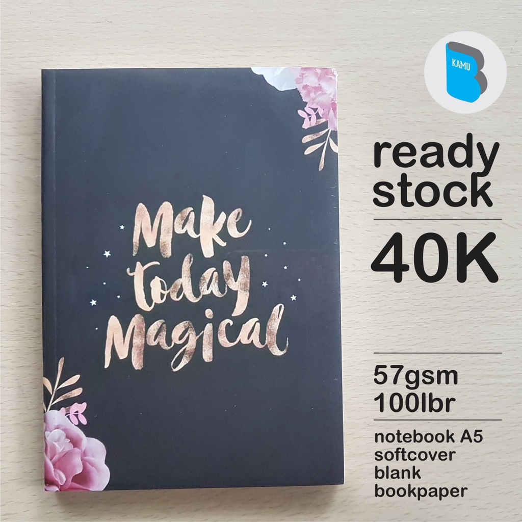 

[57/72/90 gsm] Notebook A5 Buku Catatan Diary Jurnal Bookpaper - Magical